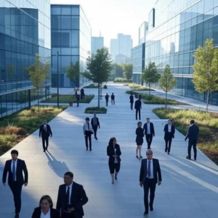 Nowoczesny park biznesowy w centralnej Polsce