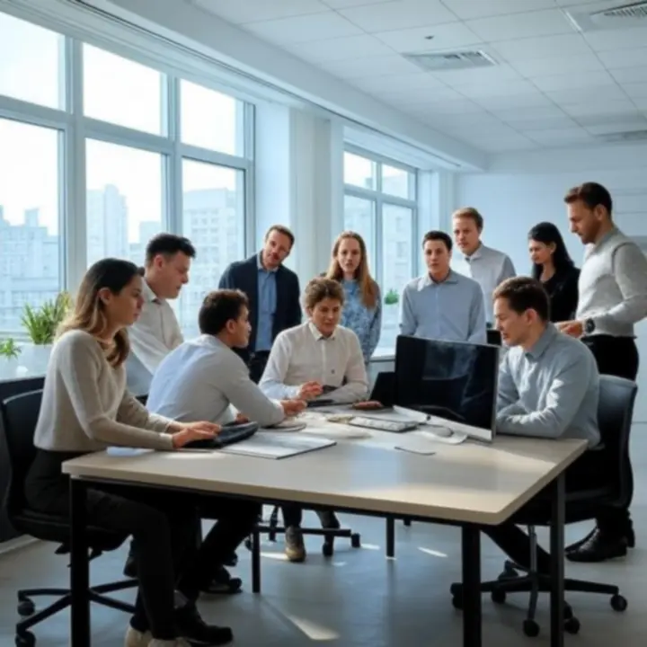 Nowoczesna przestrzeń biurowa w łódzkim hubie start-upowym